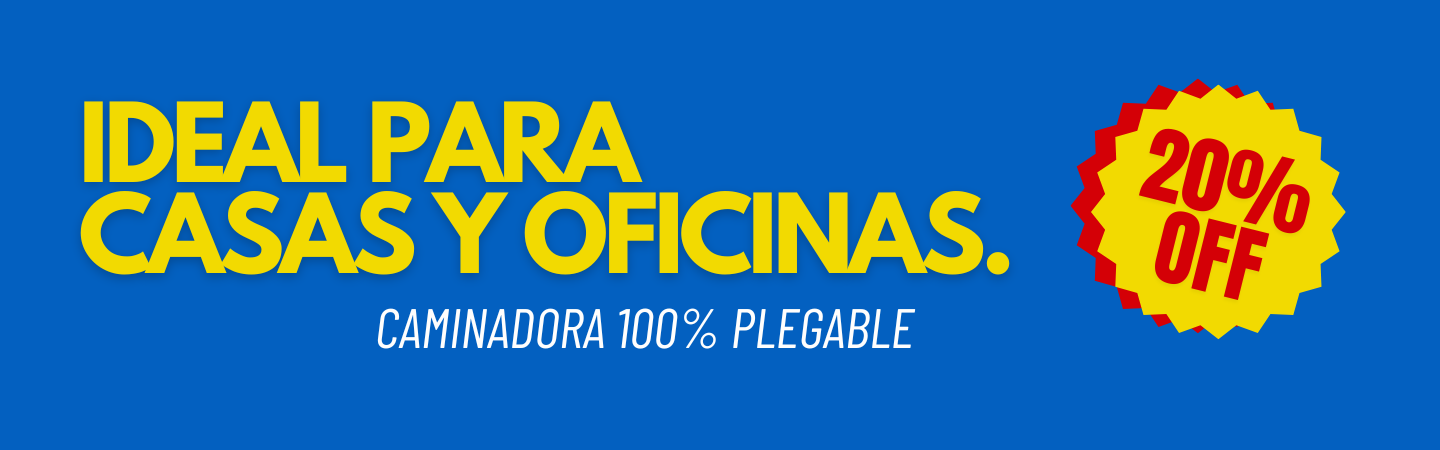 La caminadora 100% plegable más vendida en México
