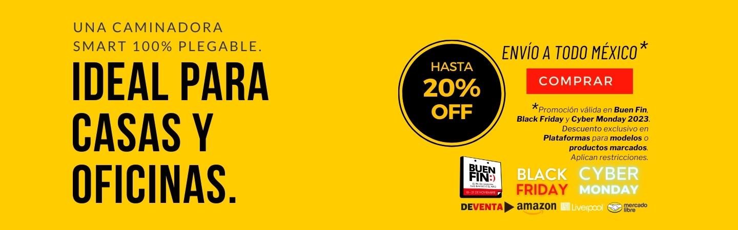 ¡AHORRA HASTA UN 20% EN LA CAMINADORA WALKINGPAD CR1 PRO FITNESS!  ¡LA MEJOR OFERTA DEL BUEN FIN, BLACK FRIDAY Y CYBER MONDAY 2023 EN MÉXICO!