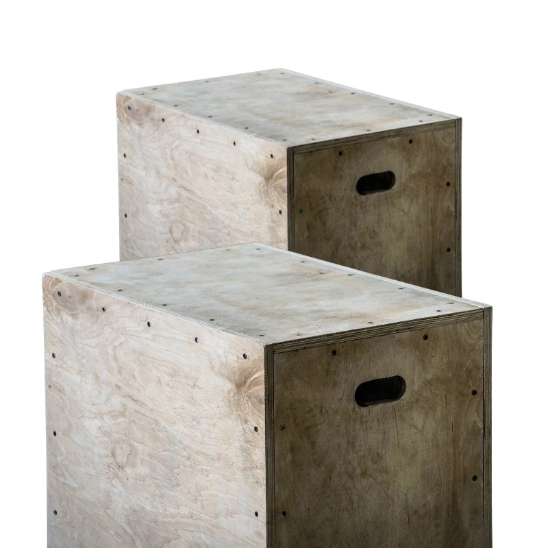 Cajón Crossfit de Madera Doble Refuerzo 50 x 60 x 75 cm (Importado)